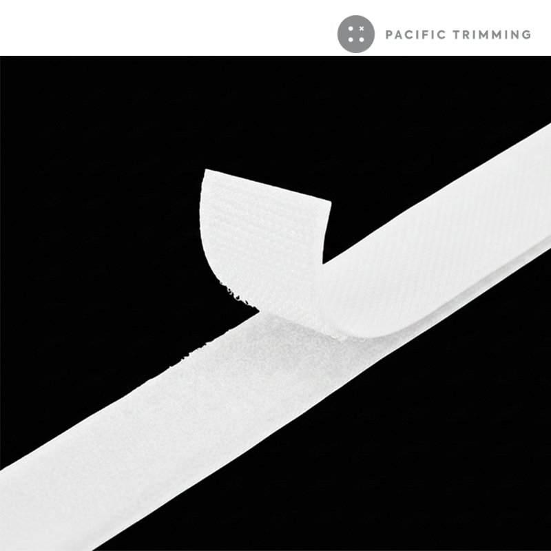 Premium Quality Velcro Sew on Hook and Loop Fastener Tape White and Black