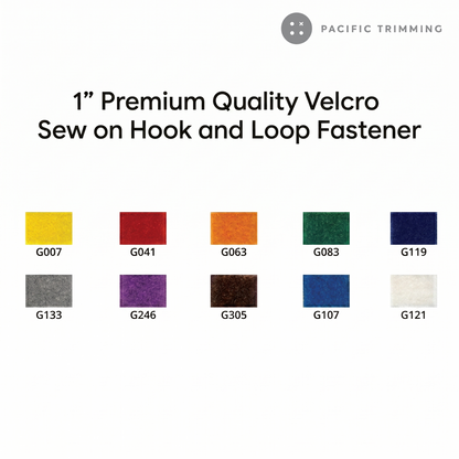 Premium Quality Velcro Sew on Hook and Loop Fastener Tape Multiple Colors