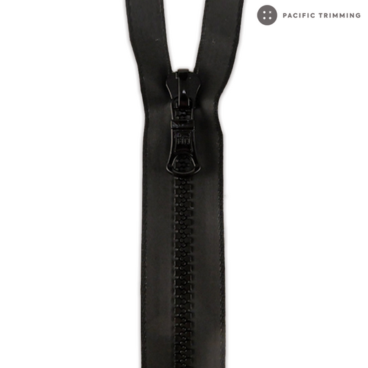 DE6 AQUAzip Two Way Water Repellent Zipper