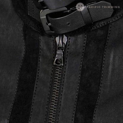 M4 Two Way Black Teeth Metal Zipper