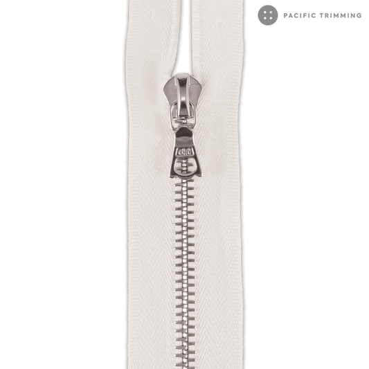 M6 One Way Cotton Tape Dyeable Zipper