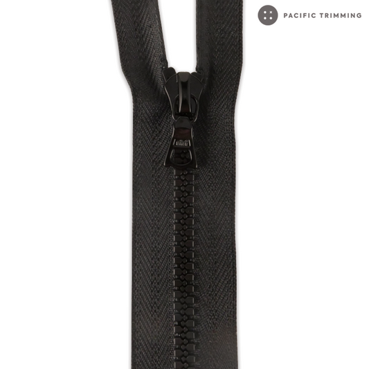 Decor E DE4 & DE6 One Way Plastic Teeth Zipper