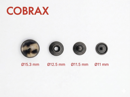 Cobrax "F" Series Snap Fastener Button