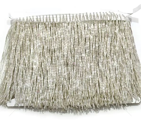Glass Beaded Tassel Fringe Trim