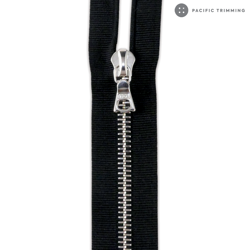M6 One Way Nickel Teeth Grosgrain Special Tape Zipper