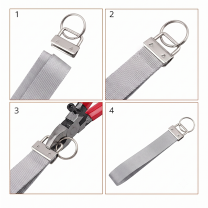 Key Fob Hardware 1 inch (4 Colors Available)