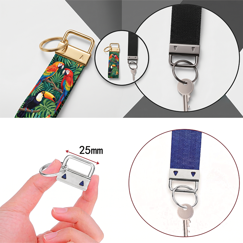 Key Fob Hardware 1 inch (4 Colors Available)