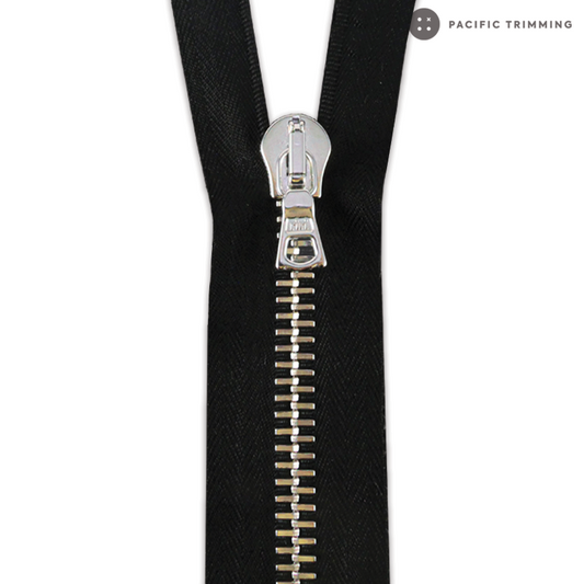 M10 & M14 One Way Metal Zipper