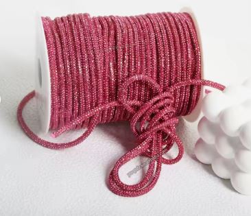 4mm Flexible Rhinestone Cotton Cord