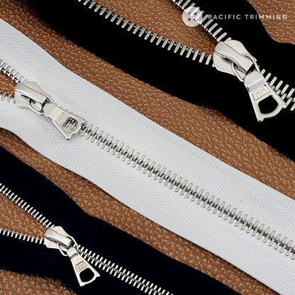 M6 Two Way Titanium Teeth Metal Zipper (Matte Finish)