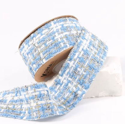 Two-Tone Gold Woven Ribbon