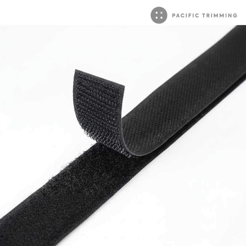 Premium Quality Velcro Sew on Hook and Loop Fastener Tape White and Black