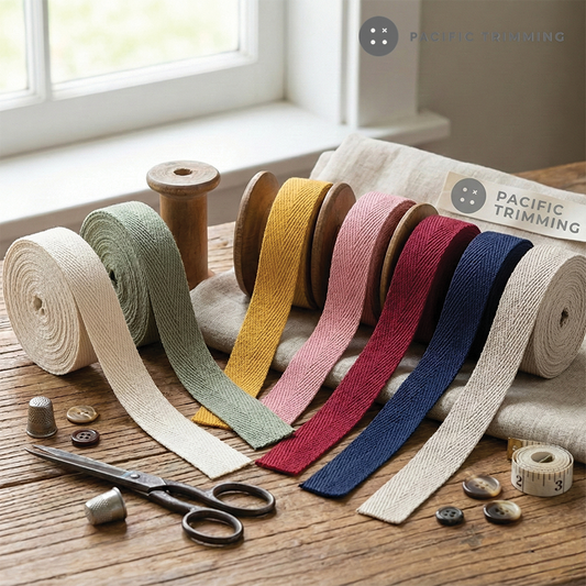 1 Inch Cotton Herringbone Twill Tape