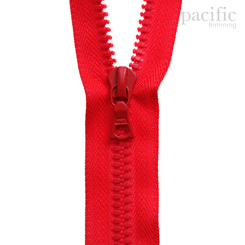 Decor E DE4 & DE6 One Way Plastic Teeth Zipper