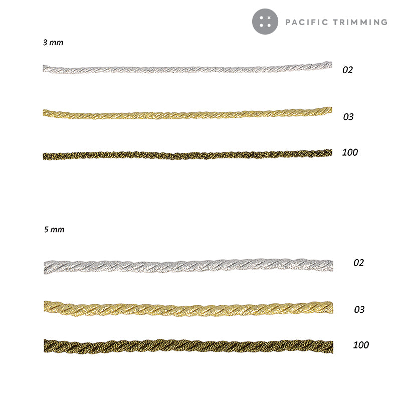 Premium Quality Lurex Twist Cord