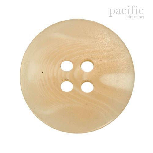 Marble 4 Hole Polyester Shirt Jacket Coat Button 120853BA Ivory