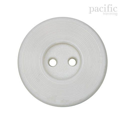 Round 2 Hole Nylon Button 125009BA White