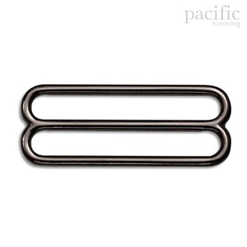 Rounded Metal Slider Gunmetal Multiple Sizes