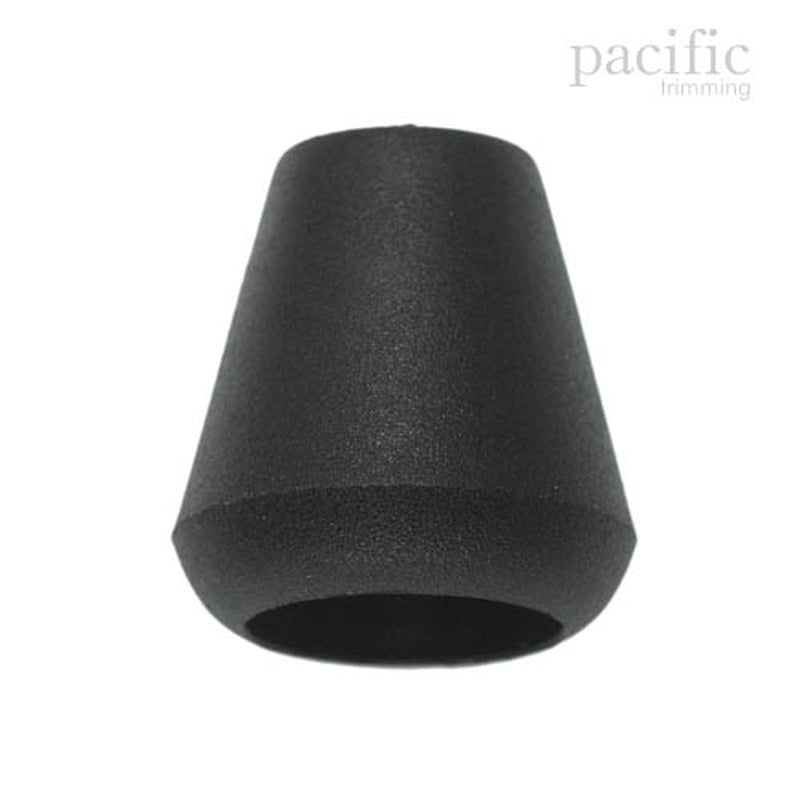 5mm Plastic Cord End Matte Black