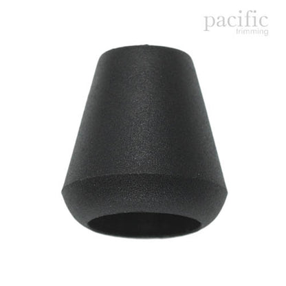 5mm Plastic Cord End Matte Black