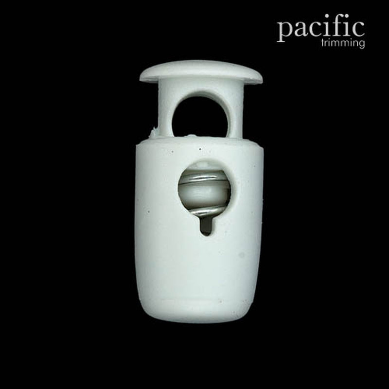 3mm Plastic Cord Lock White