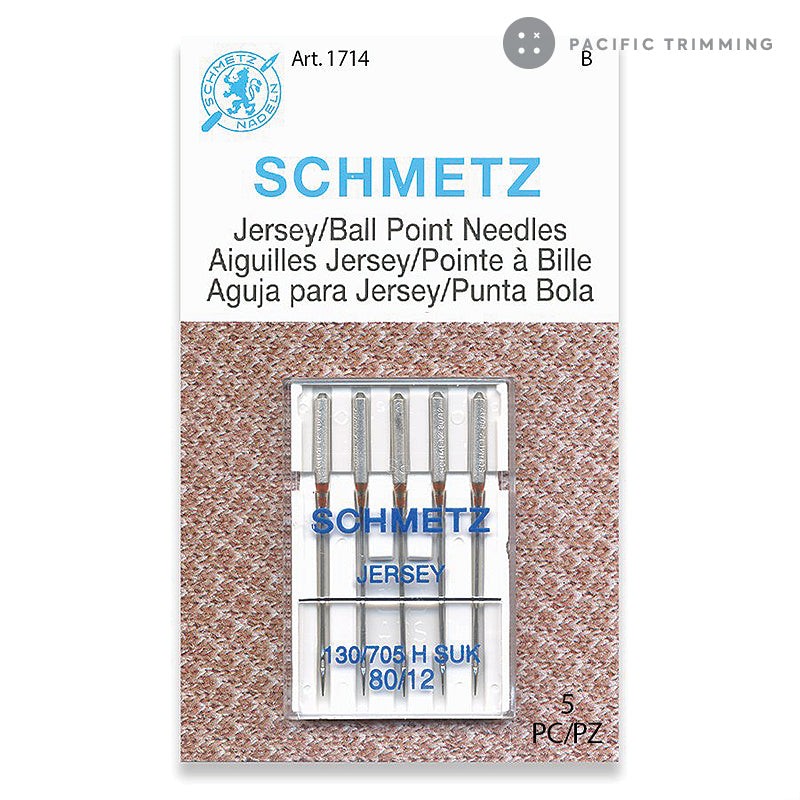 Schmetz Jersey/Ball Point Needles, Size 80/12