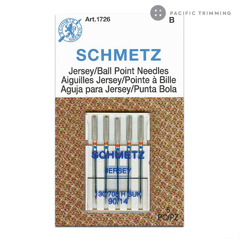 Schmetz Jersey/Ball Point Needles, Size 90/14
