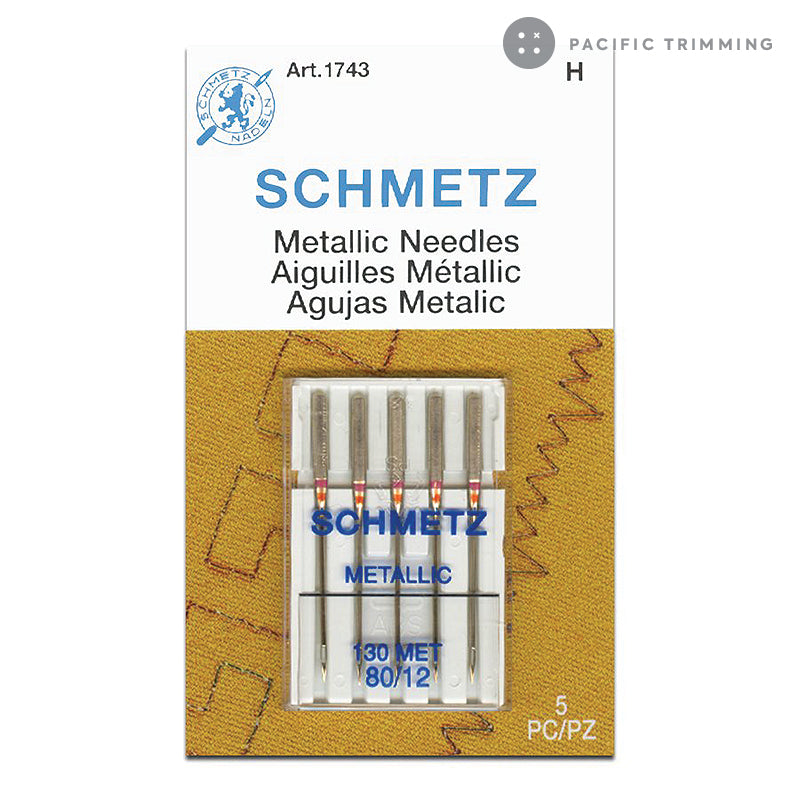 Schmetz Metallic Needles, Size 80/12