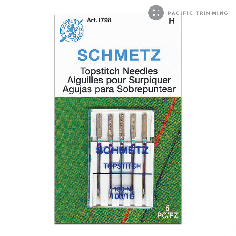 Schmetz Topstitch Needles, Size 100/16
