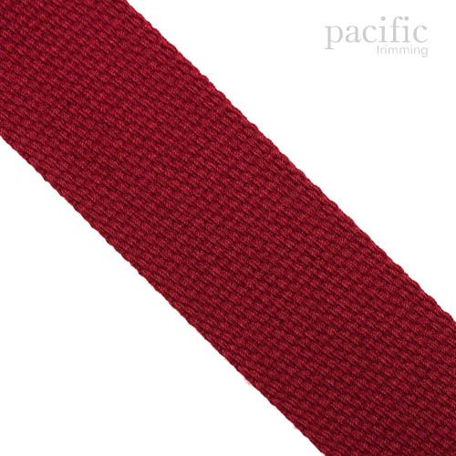 38mm Cotton Webbing Red