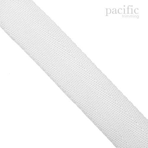 1 Inch Polyester Webbing White