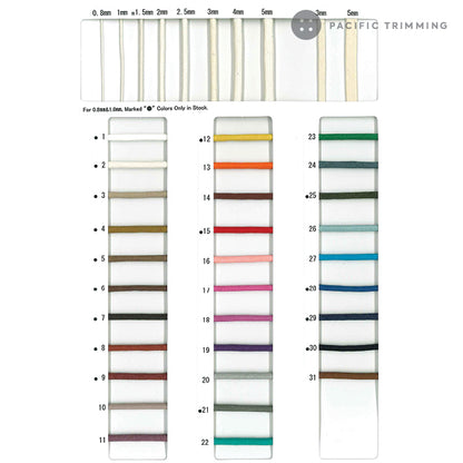 Premium Quality 2.5mm Japanese Waxed Cord