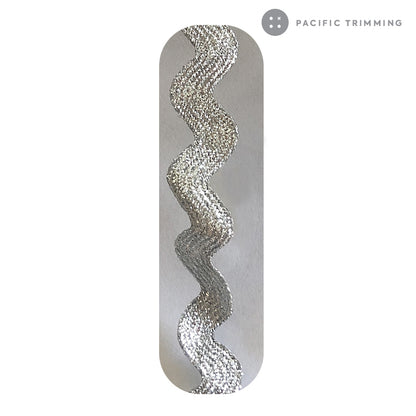 Metallic Ric Rac Rick Rack Trim Multiple Colors and Sizes