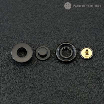 Cobrax Galaxy Snap Fastener Button Black
