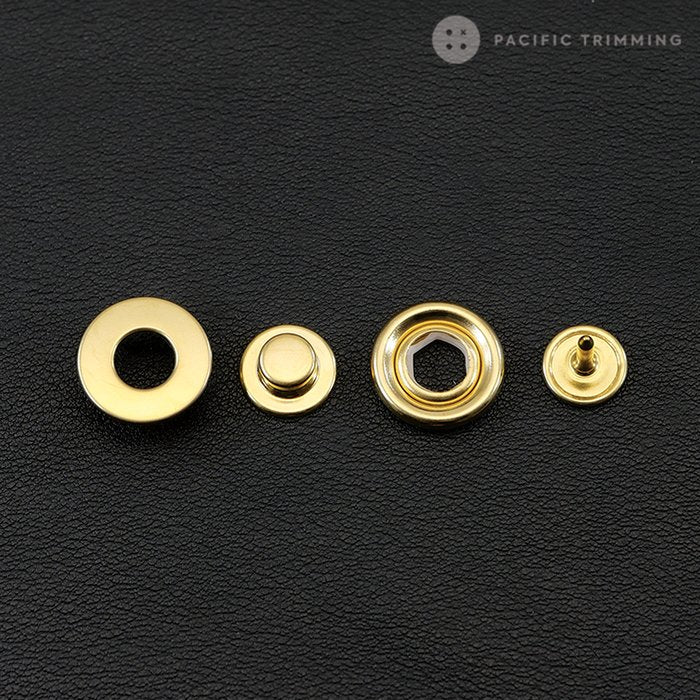 Cobrax Galaxy Snap Fastener Button Gold