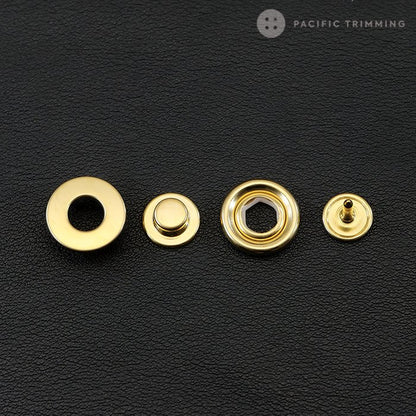 Cobrax Galaxy Snap Fastener Button Gold