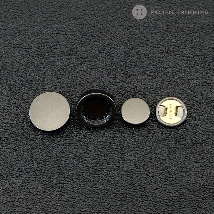 Cobrax Zero Snap Fastener Button Gunmetal