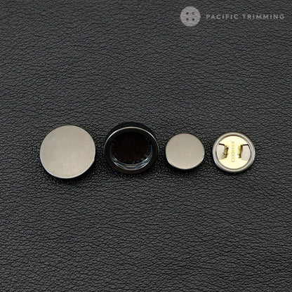 Cobrax Zero Snap Fastener Button Gunmetal