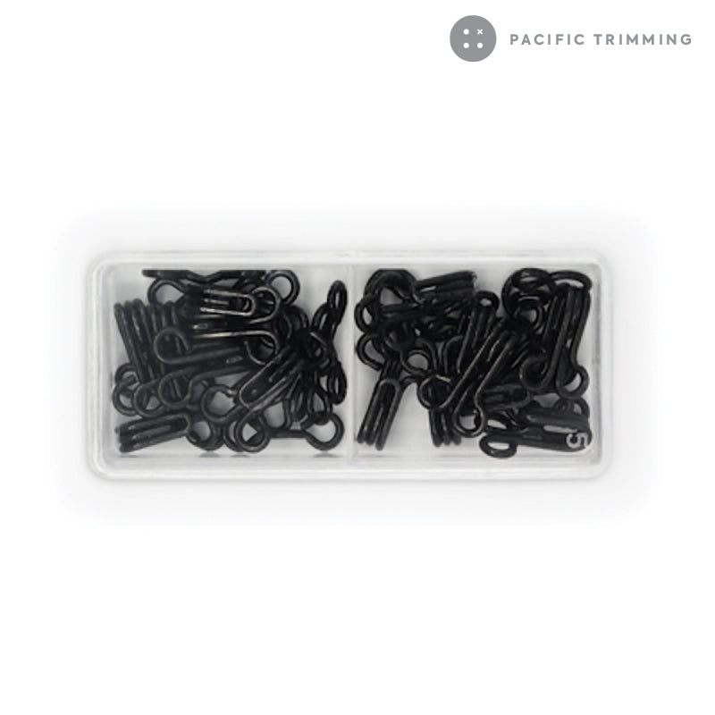Dritz 14 Hooks & Eyes Black Size 3