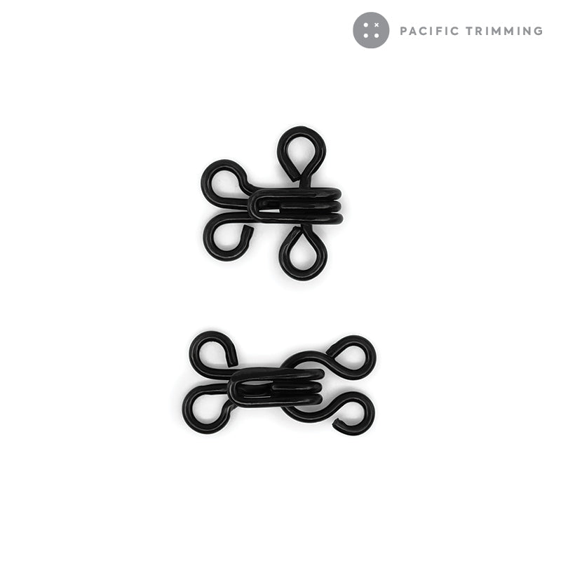 Dritz 14 Hooks & Eyes Black Size 3