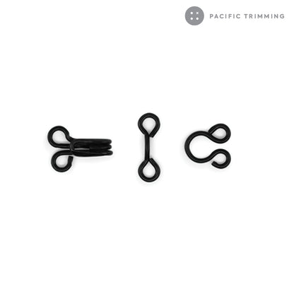 Dritz 14 Hooks & Eyes Black Size 3