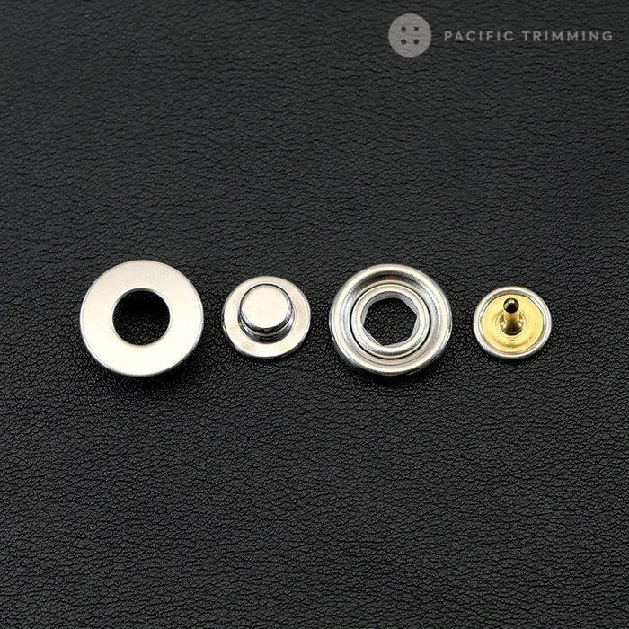 Cobrax Galaxy Snap Fastener Button Nickel
