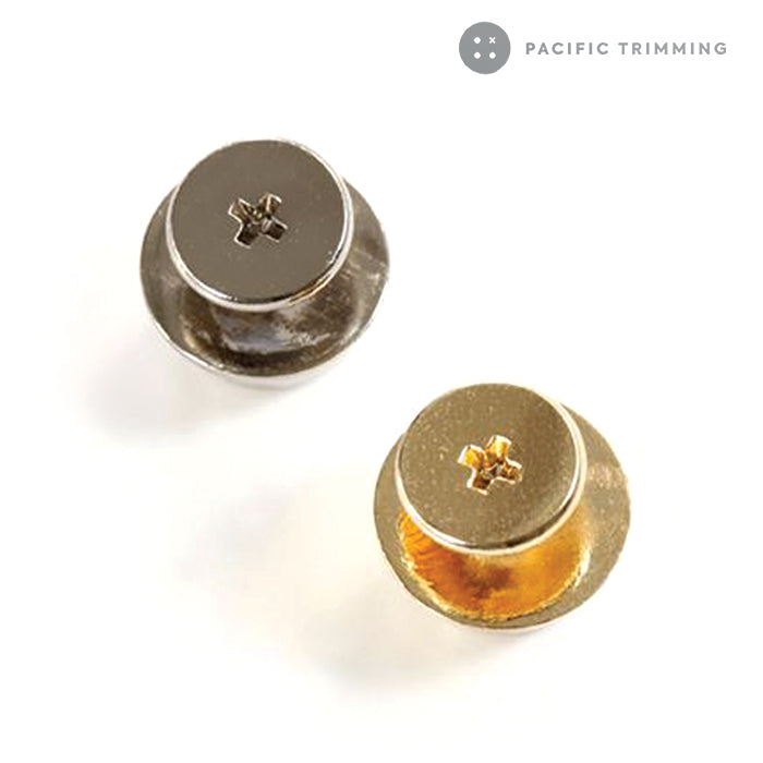 Bucket Shape Screw Back Bag and Purse Feet Multiple Colors