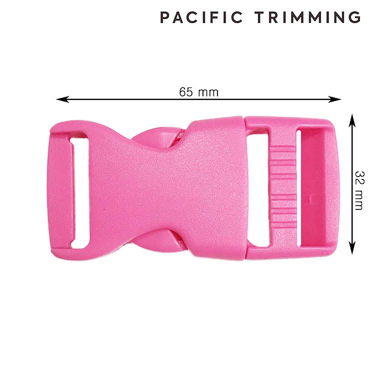 Side Release Plastic Webbing Buckle Multiple Colors
